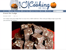 Tablet Screenshot of 101cookingfortwo.com